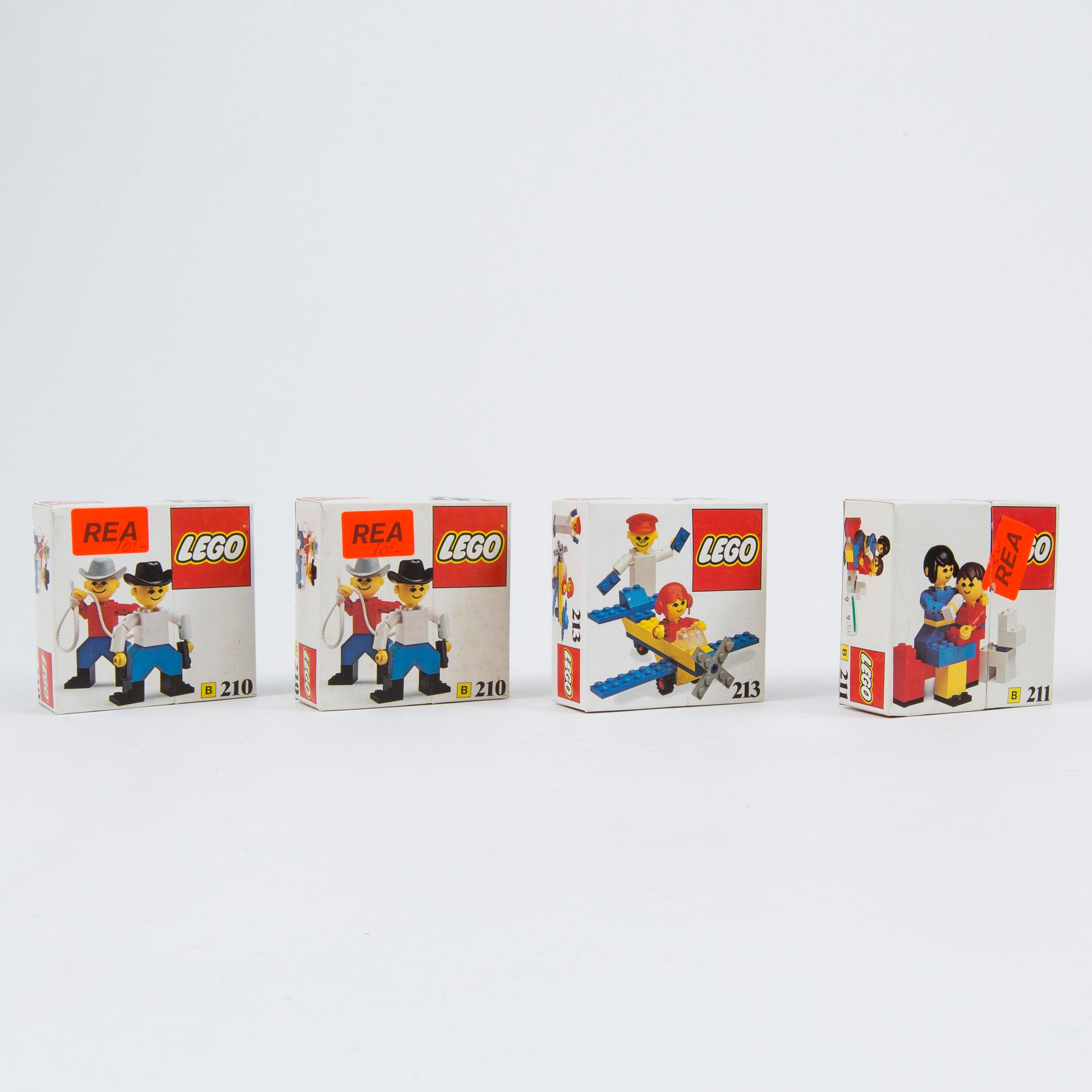 A lot of 15 Lego sets Denmark 1970/80s.