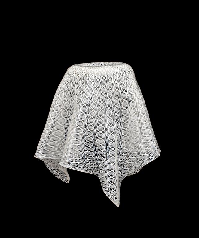 NÄSDUKSSKÅL, glas, "Fazzoletto", Fulvio Bianconi och Paolo Venini, Venini, Murano, Italien.