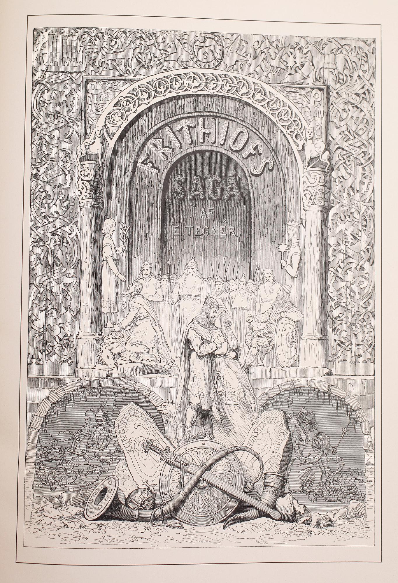 BÖCKER: Fänrik Ståls Sägner, Frithiofs Saga samt Aphrodite, 3 volymer.