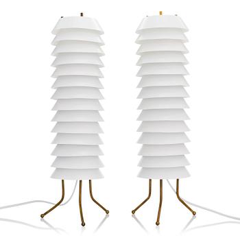 ILMARI TAPIOVAARA, a pair of  'Maija the Bee' table lamps for  Asko/Hienoteräs.