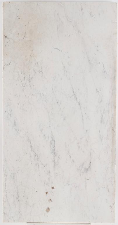 An Empire mirror with console table, attributed to N Frisk (Stockholm 1805-24).