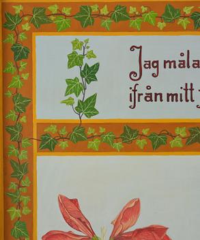 Stina Sunesson, "Jag målar vintern" (I paint the winter).