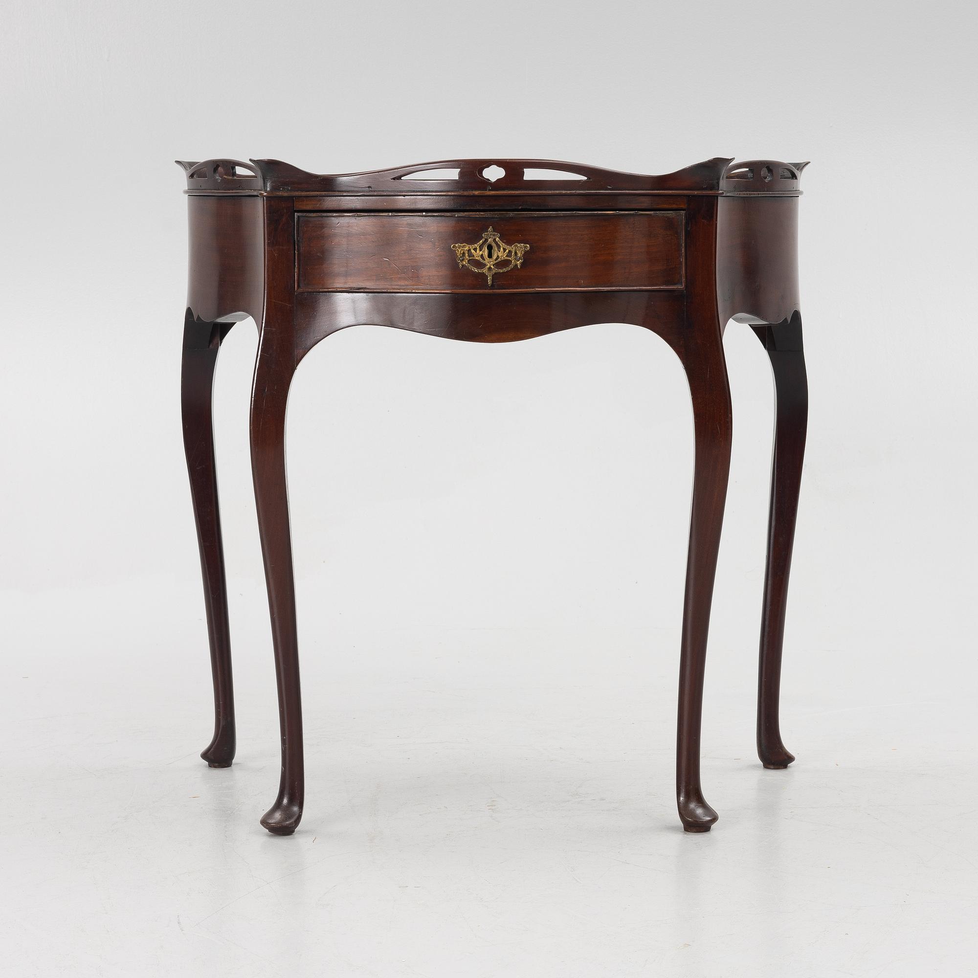 A table, circa 1900.