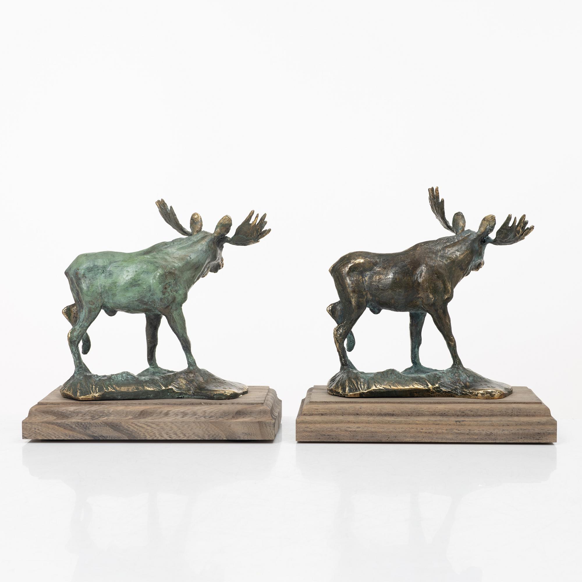 Torbjörn Forsberg, Moose bulls, 2 pcs.