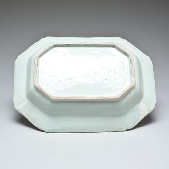 TERRINFAT, kompaniporslin. Qing dynastin, Qianlong (1736-95).