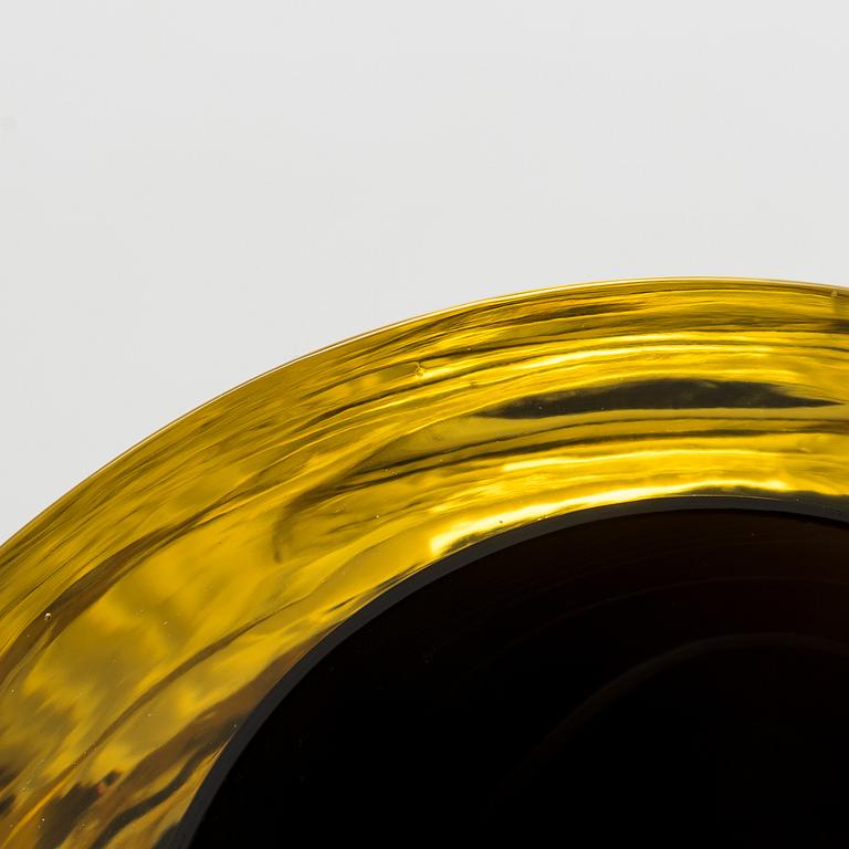 Nanny Still, skulptur, "Melon" signerad Nanny Still Riihimäen Lasi Oy.