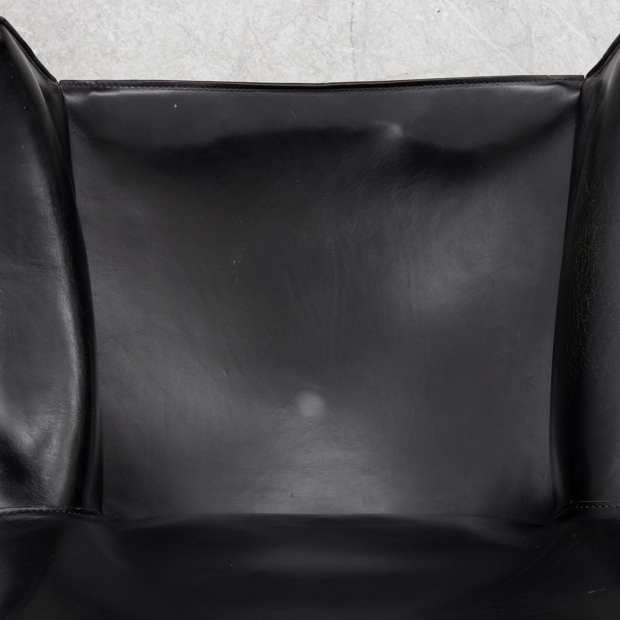 Mario Bellini, a '413 CAB' armchair, Cassina, Italy.