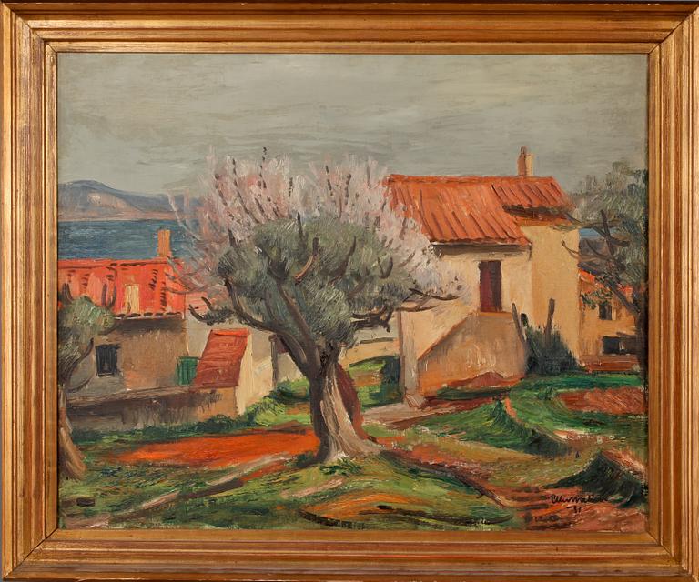 ELLIS WALLIN, olja på duk, signerad och daterad -31.