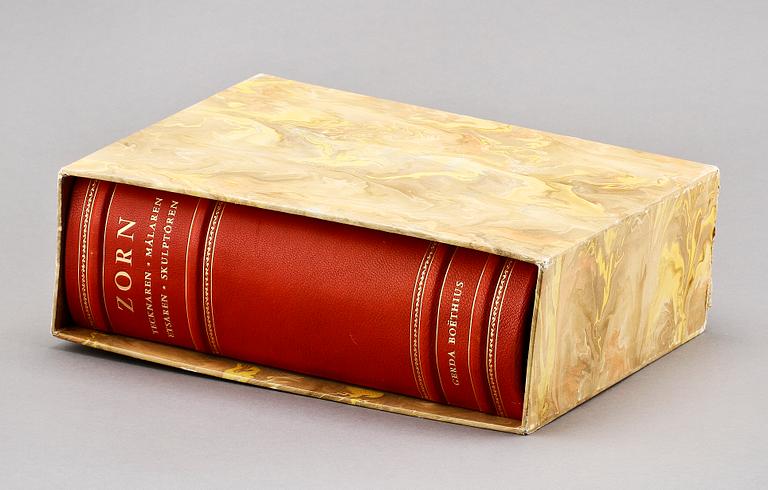 BOK, "Zorn tecknaren, målaren, etsaren, skulptören" av Gerda Boëthius. Stockholm 1949.