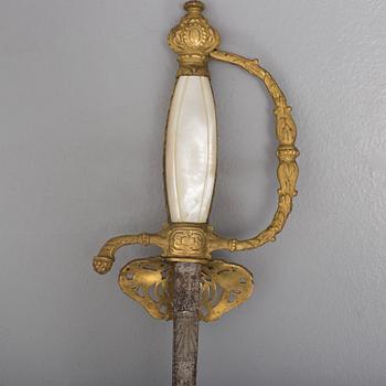 A late 19th century Belgian smallsword.