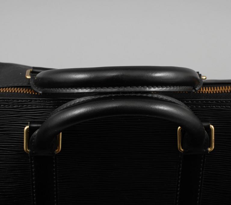 VÄSKA, "Keepall 55 Epi Black", Louis Vuitton,
