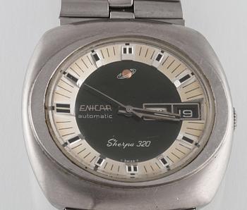 ARMBANDSUR, herr, Enicar, "Sherpa 320", stål, 1960-tal.