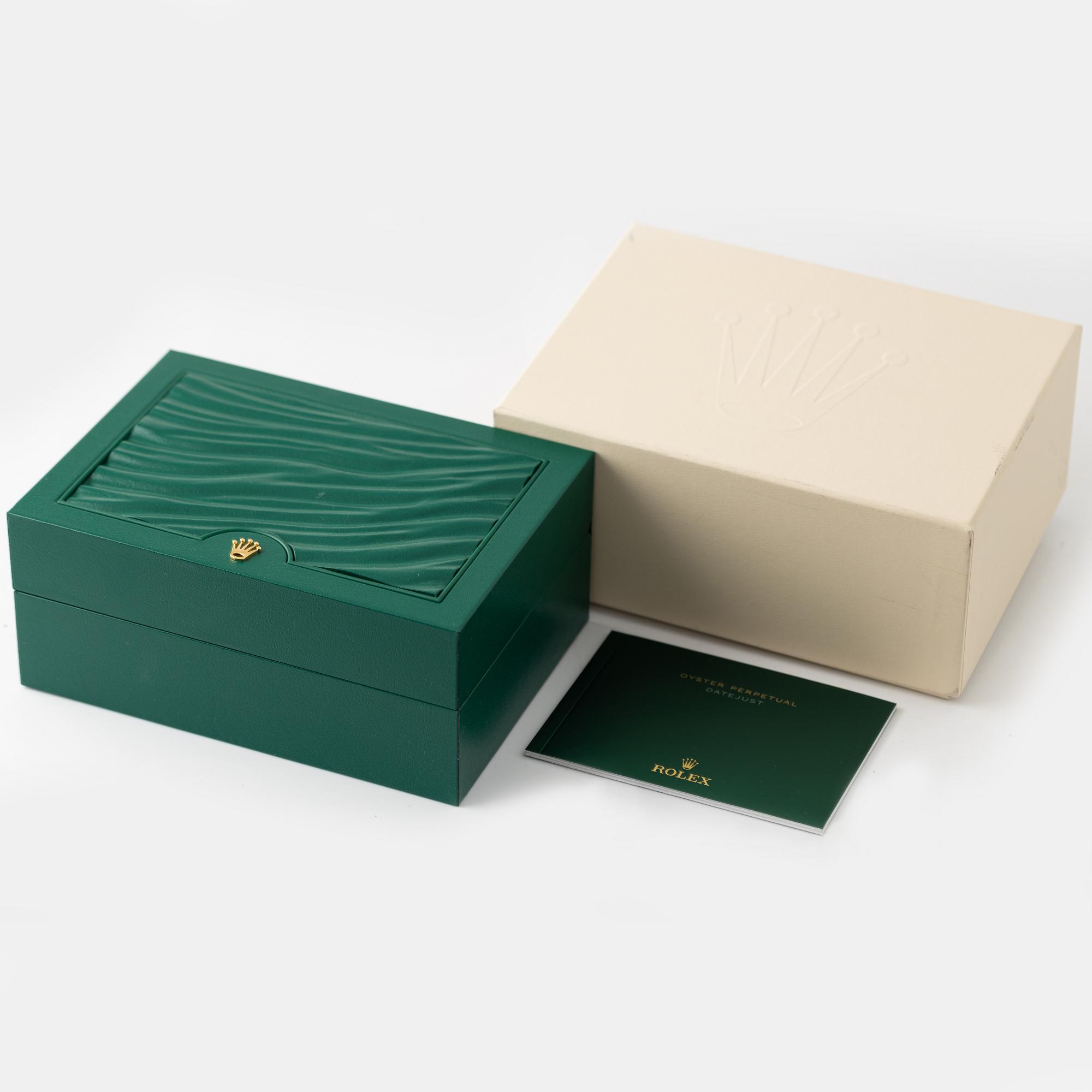 Rolex, Oyster Perpetual, "MOP Diamond Dial", Datejust 36, armbandsur, 36 mm.