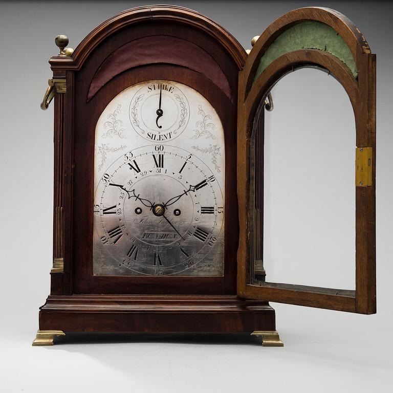 TABLE CLOCK, London 18th century, John Taylor.