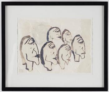Donald Baechler, Untitled, collage after Picabia.
