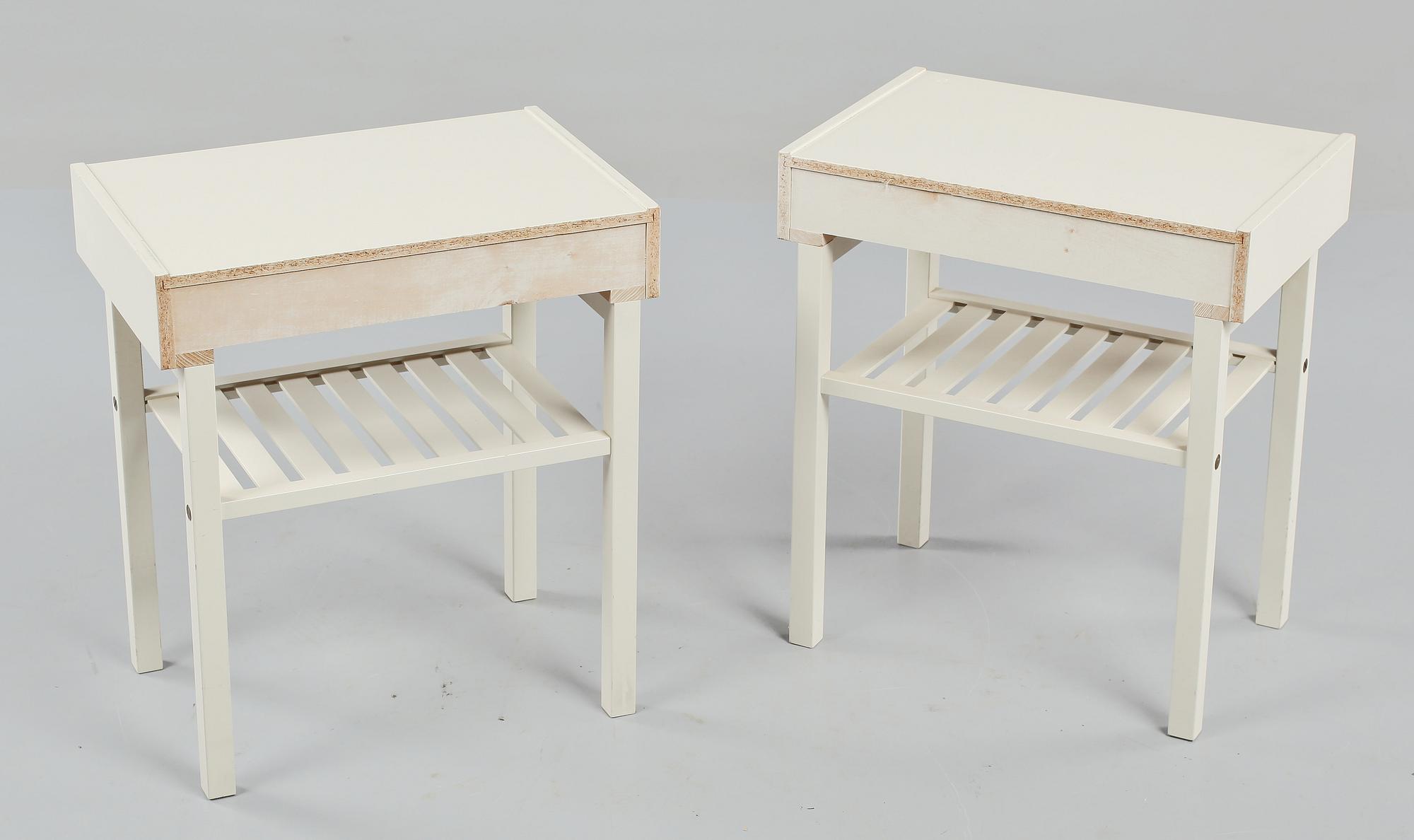 SÄNGBORD, ett par, Sverige, 1950-tal.