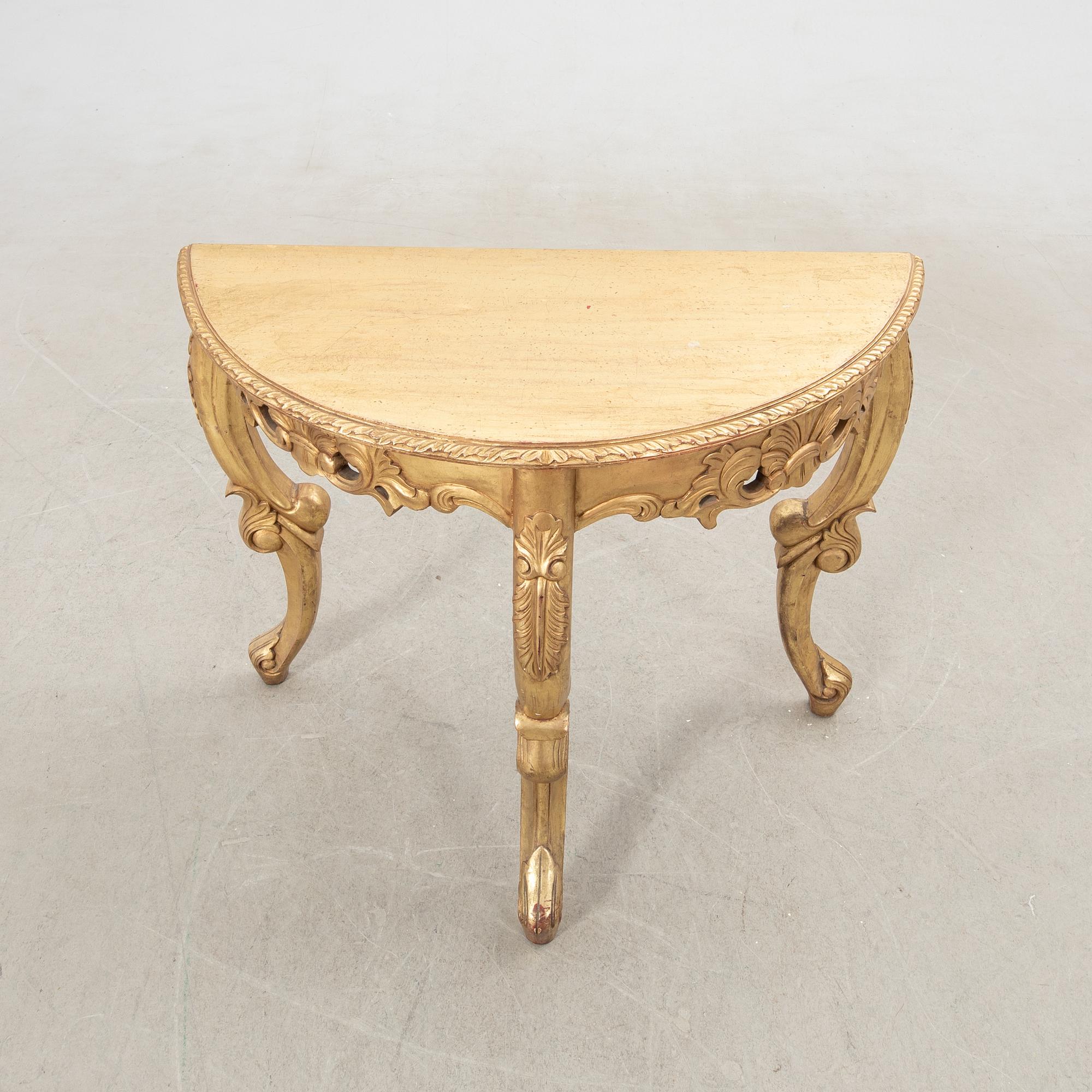 Console table Rococo style mid-20th century.