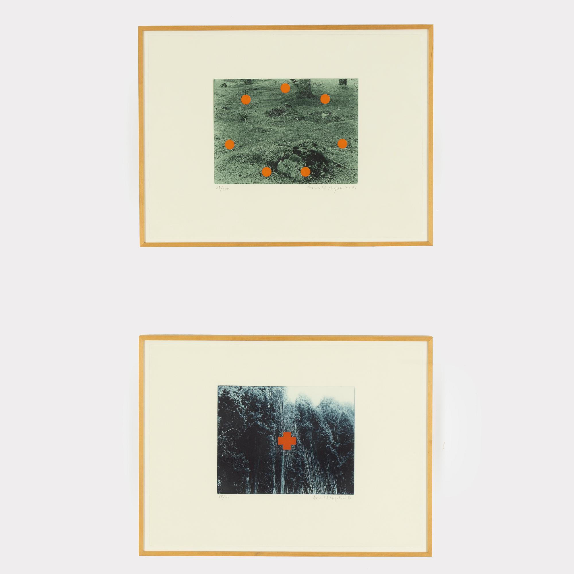 Arnold Hagström, Untitled, 2 pcs.