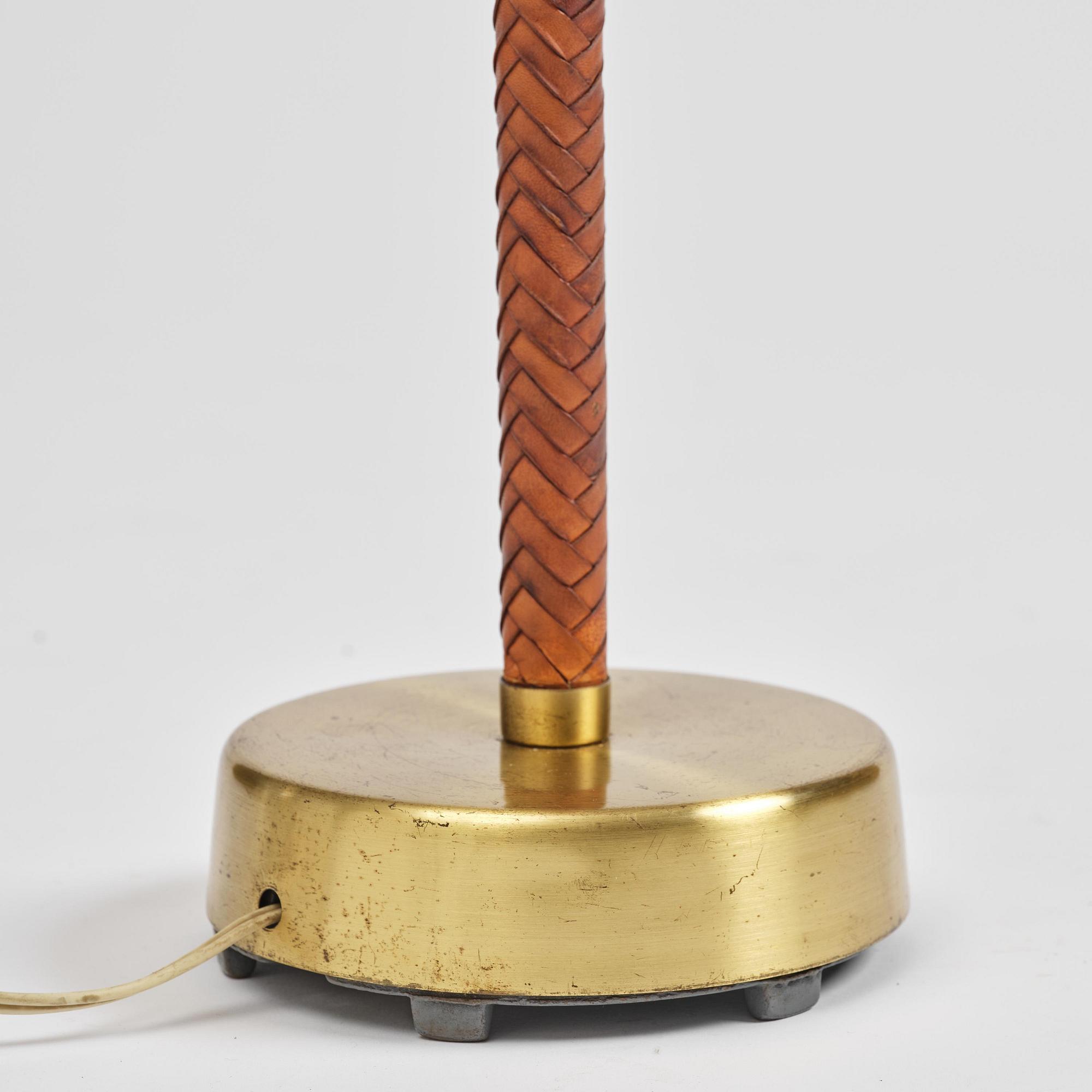Hans Bergström, a floor lamp model 568, Ateljé Lyktan, Åhus, 1950s.