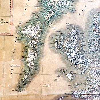 A John Cary map 1801 " A new map of Scotland".