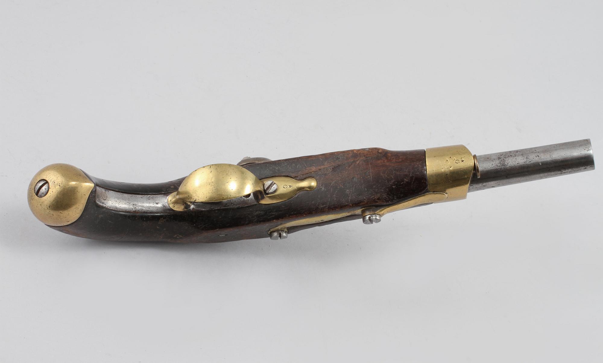 SLAGLÅSPISTOL, "Pistolet modèle An XIII", Frankrike, 1800-talets första hälft.
