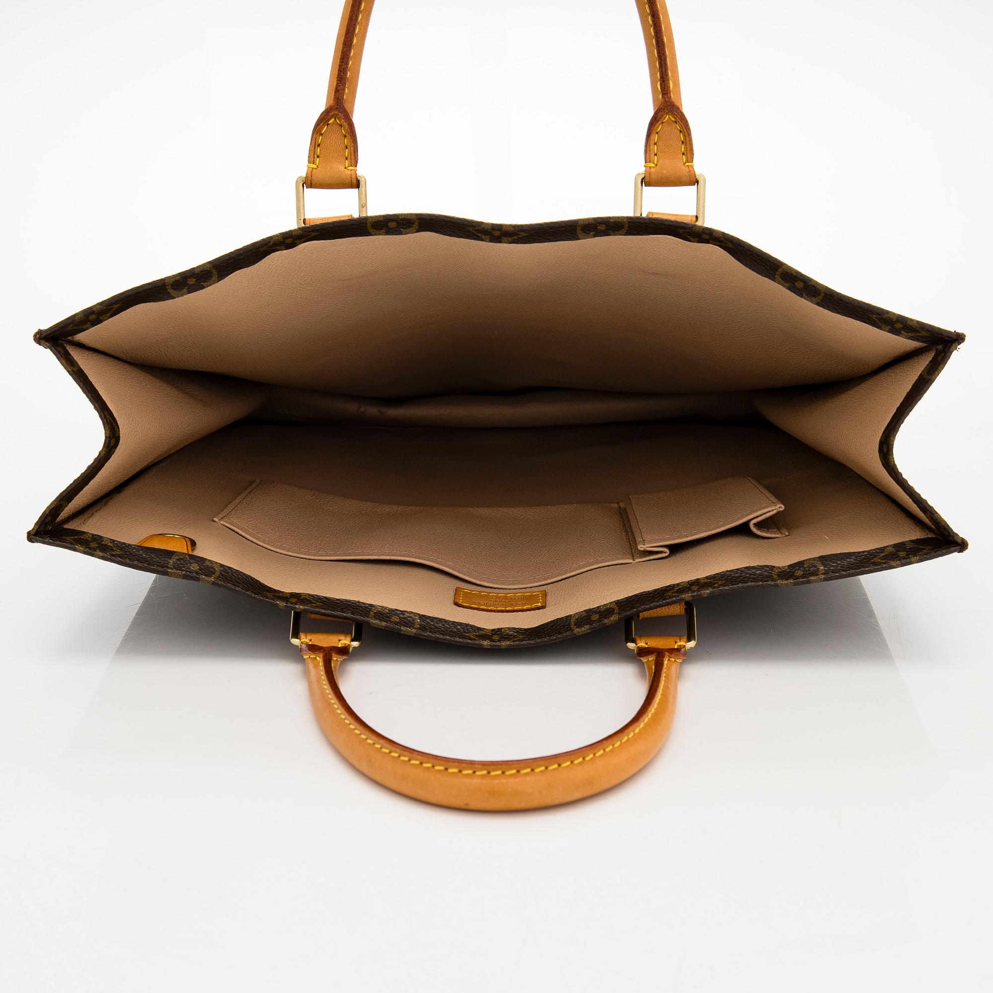 Louis Vuitton, a Monogram Canvas 'Sac Plât Tote' bag.