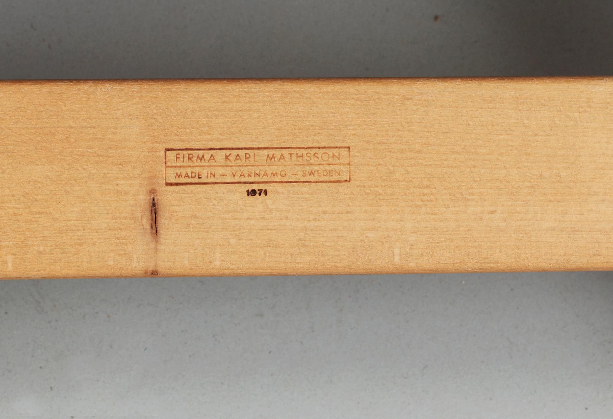 FÅTÖLJER, ett par. "Eva", Bruno Mathsson.