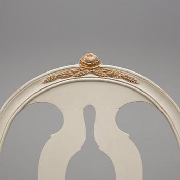 STOLAR, 5 st, gustaviansk stil, 1900-talets slut.