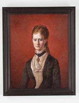 Carl Peter Mazer, Portrait of a lady.