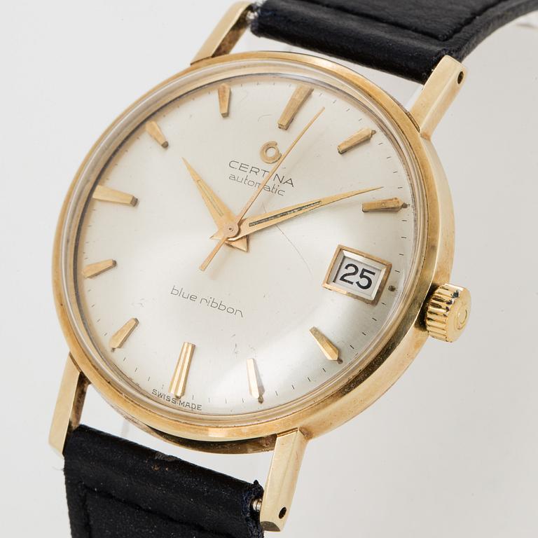 CERTINA, Blue Ribbon, armbandsur, 34 mm.