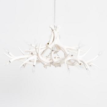 Jason Miller, a 'Superordinate Chandelier 12 Antlers,' ceiling lamp, Roll & Hill, USA.