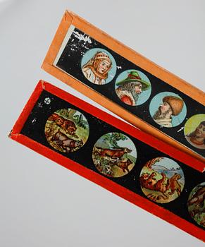 PROJEKTOR, s k laterna magica, Tyskland, omkring 1900-talets mitt.