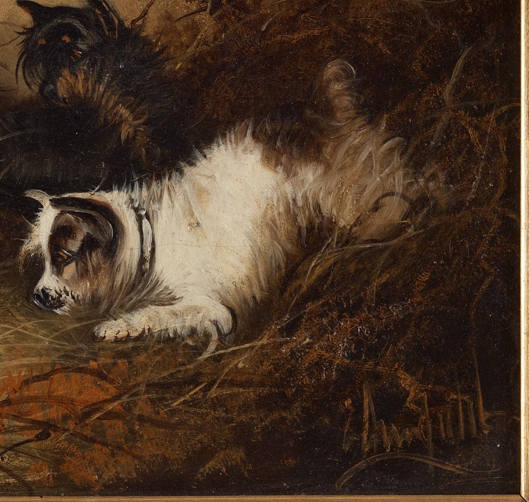 GEORGE ARMFIELD, attributed to, oil on canvas, signed.