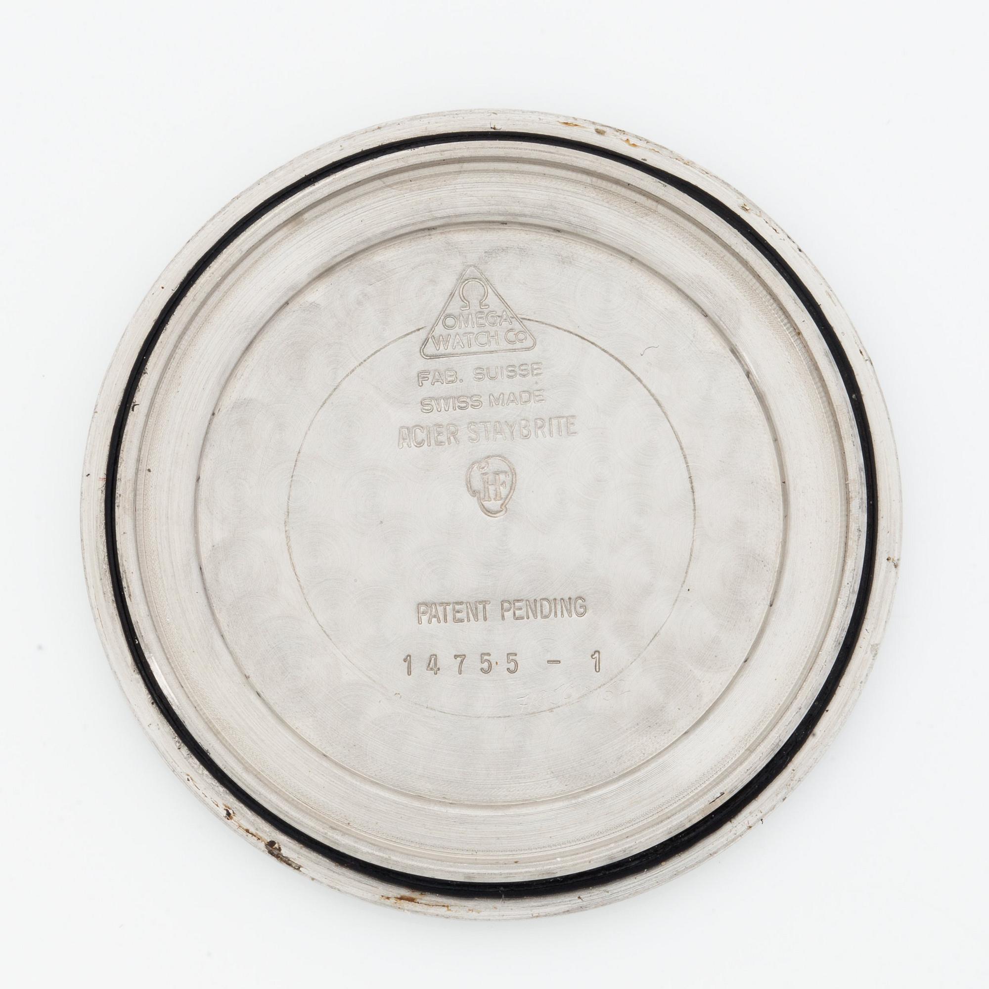 OMEGA, Seamaster 300, "Patent Pending".