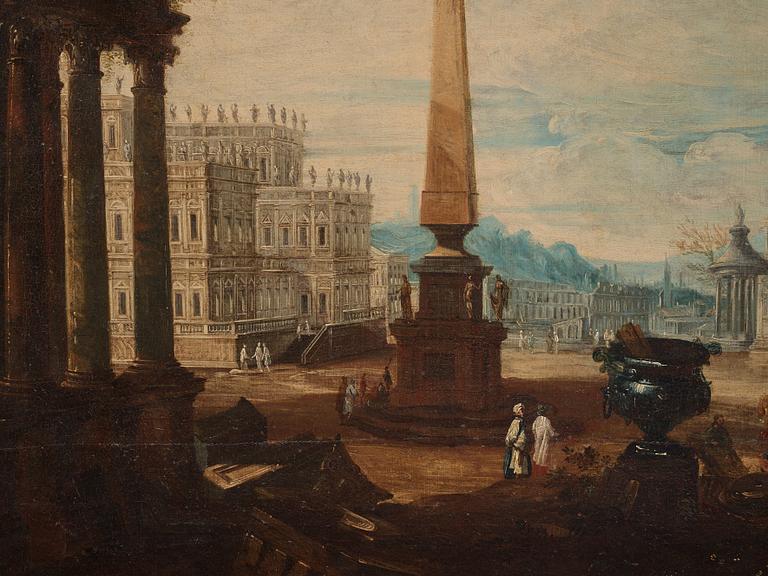 ITALIAN ARTIST 17th CENTURY, Capriccio.