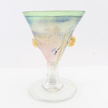 Bertil Vallien, skål på fot signerad Unique.