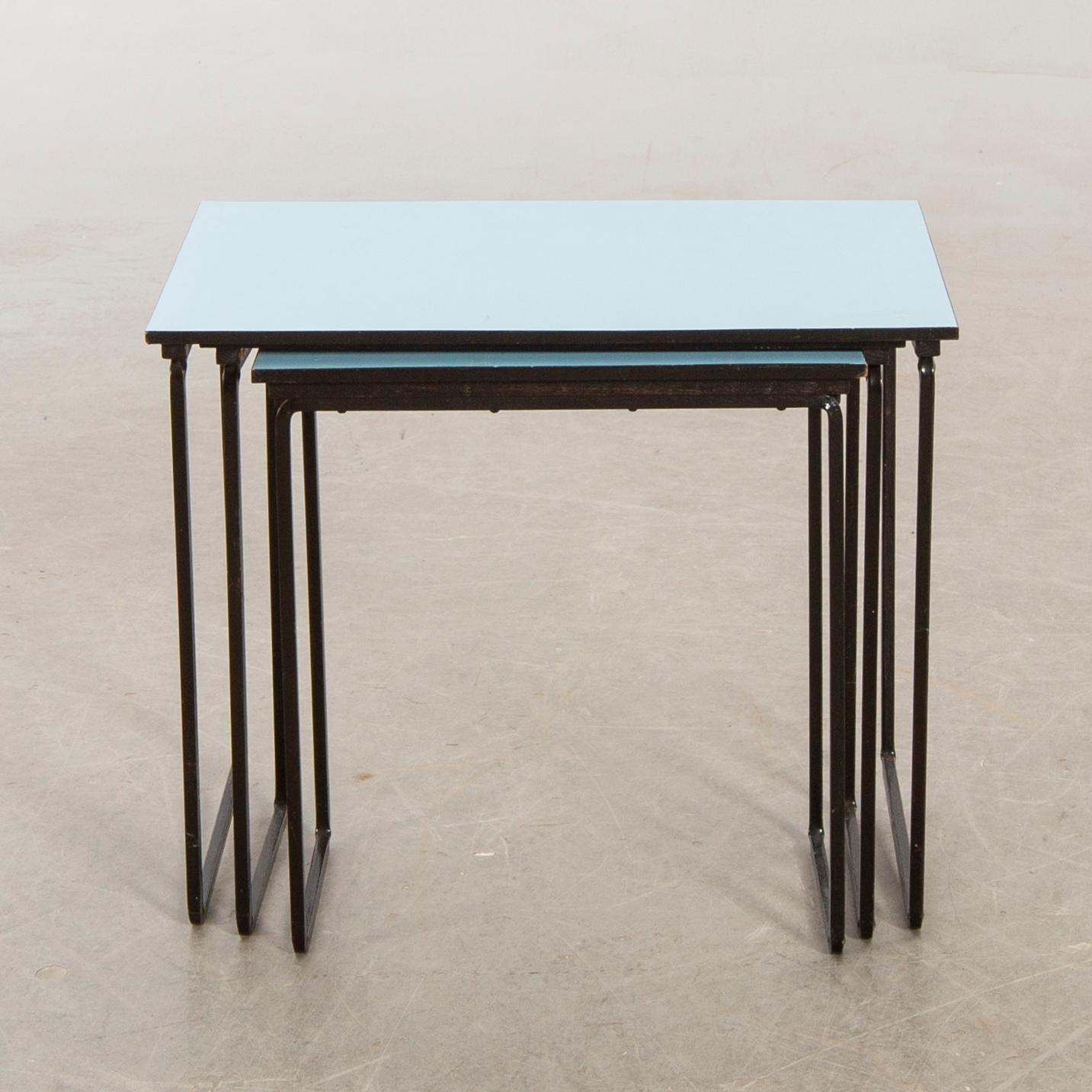 Satsbord, 50-tal, metall, laminat.