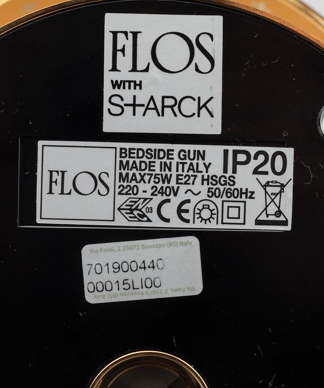 PHILIPPE STARCK, "Gun bedside Lamp", Flos.