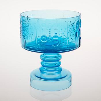 SKÅL PÅ FOT, glas, "Flora"-serien, design Oiva Toikka, Notsjö.