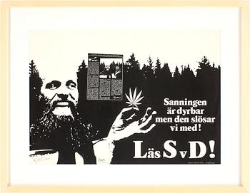 Kjartan Slettemark och Hans Esselius · KJARTAN SLETTEMARK OCH HANS ESSELIUS, affisch, sign.