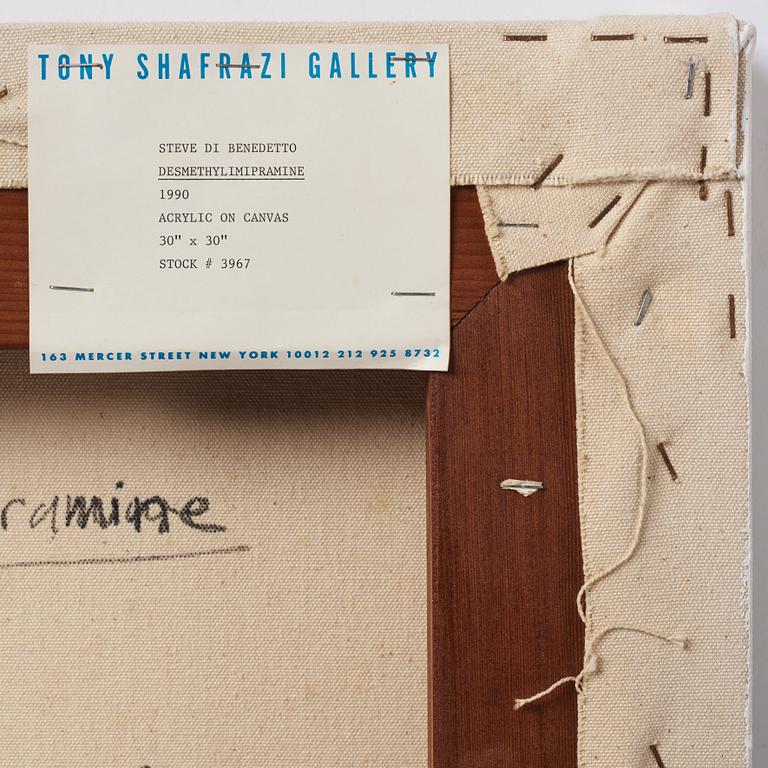 Steve di Benedetto, akryl på duk, signerad och daterad 1990 a tergo.