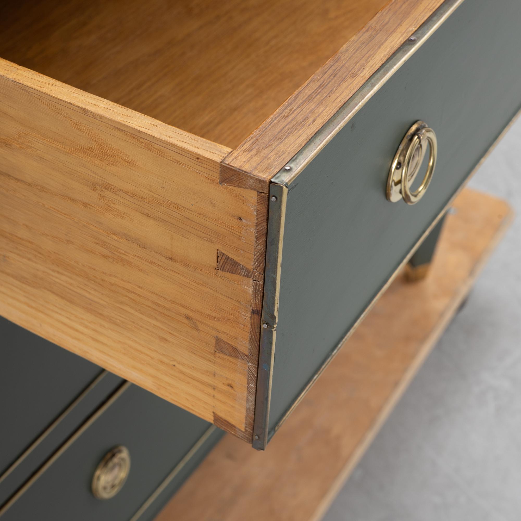 A Gustavian style chest of drawers, first half of the 20th century.