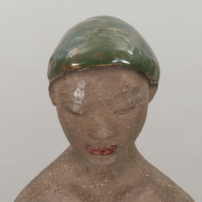MARI SIMMULSON, a stoneware Upsala Ekeby signed figurine. 1953.