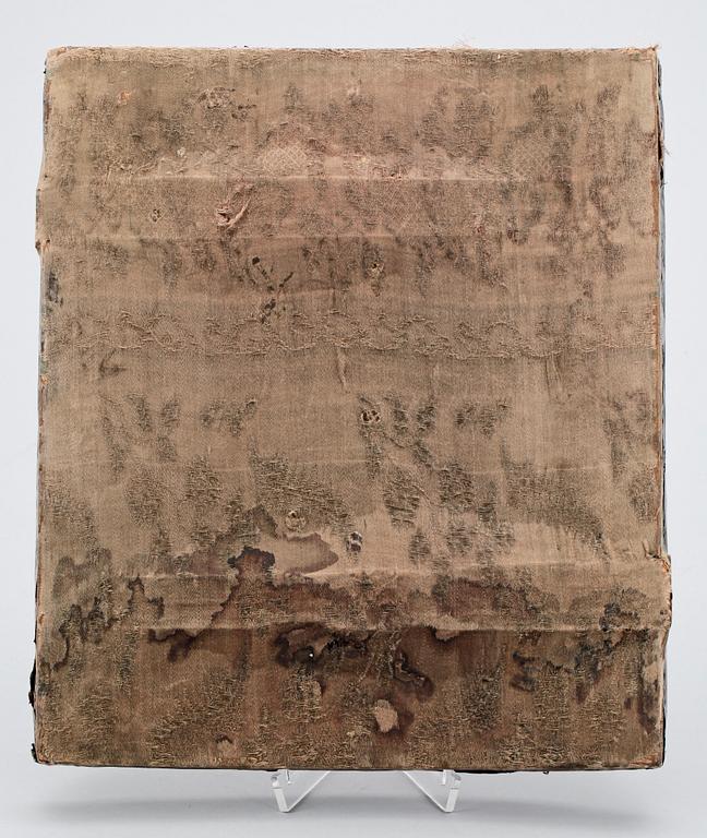IKON, förgylld silverbasma, Ryssland, 1800-tal.