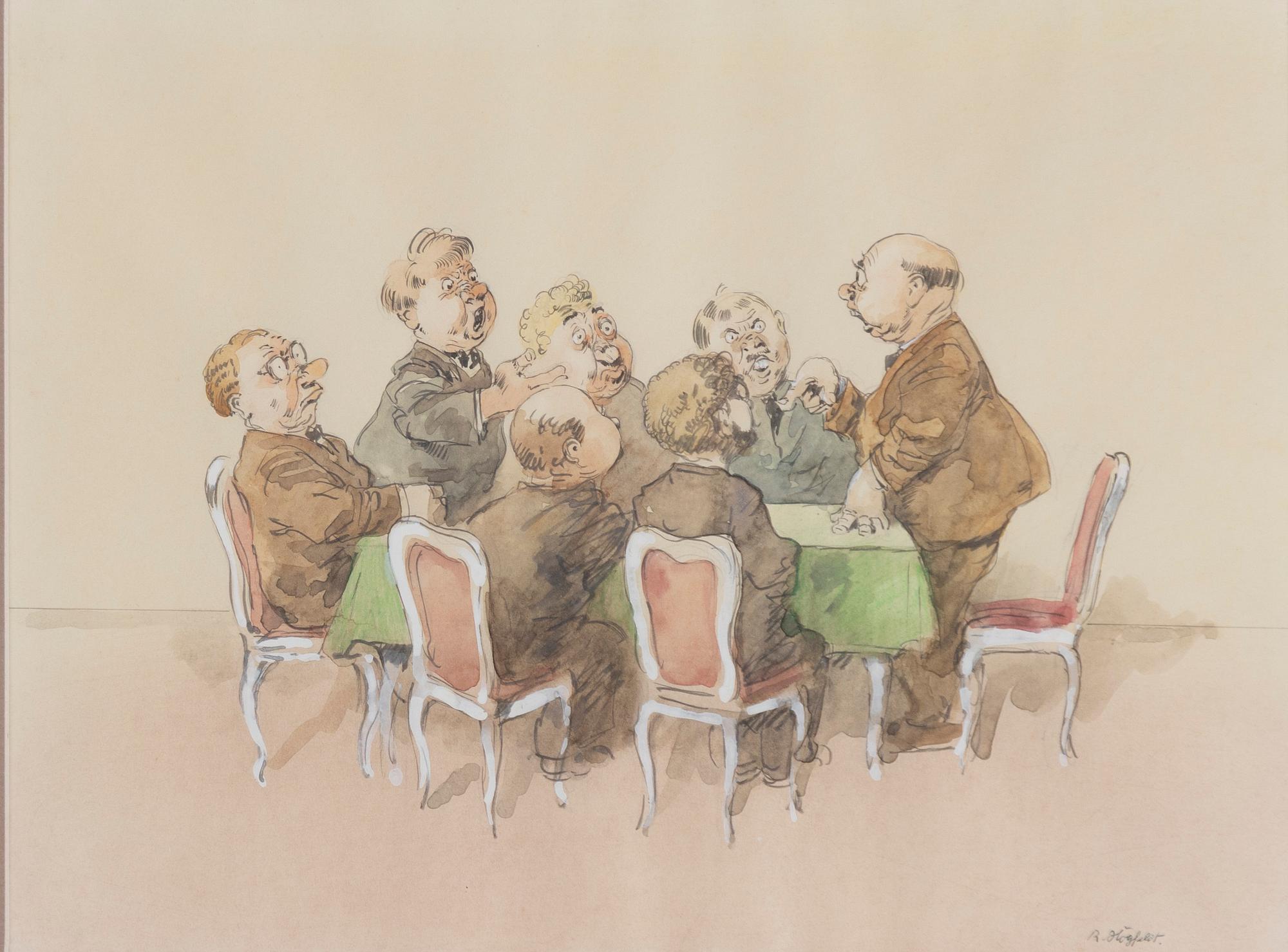 Robert Högfeldt, Animated discussion.