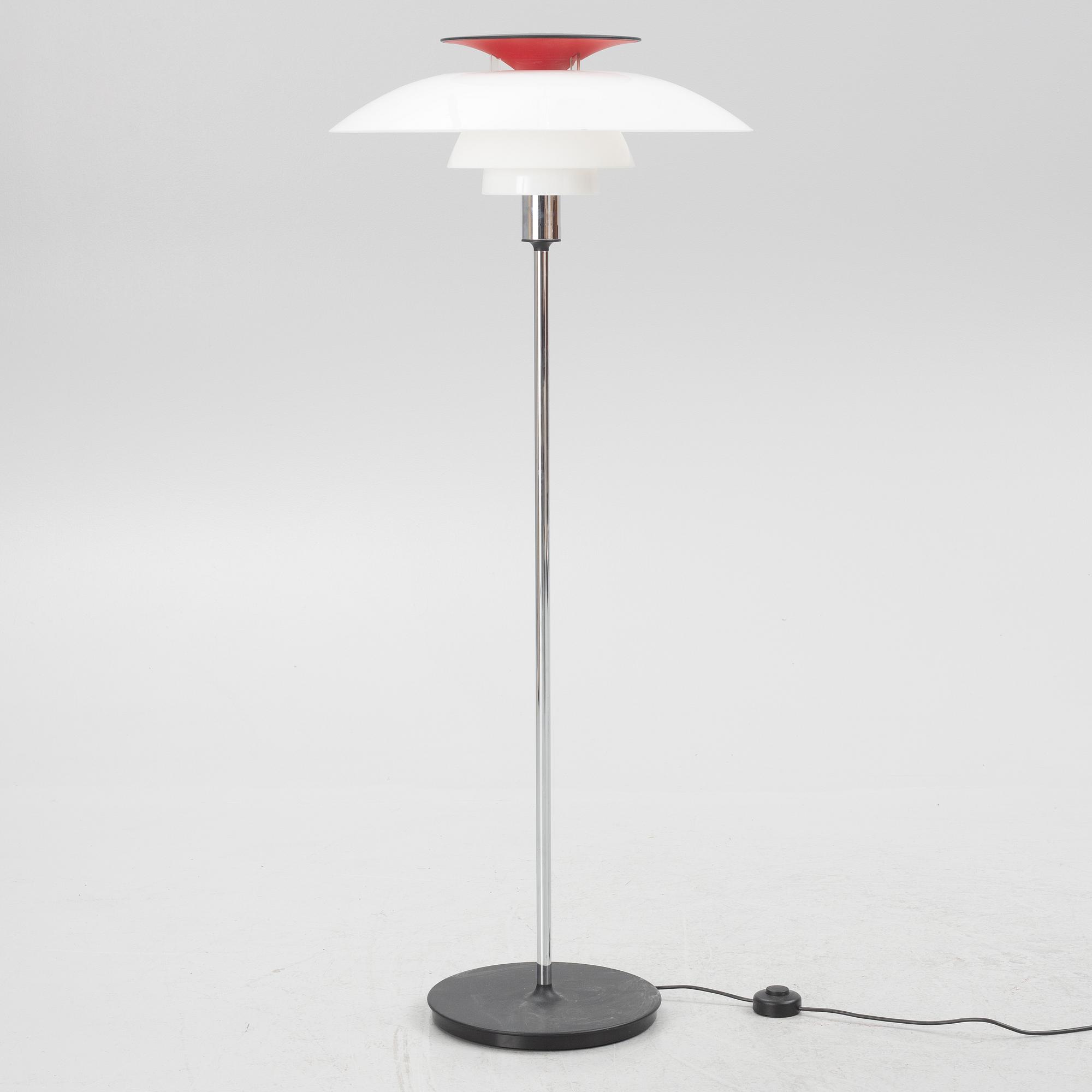 Poul Henningsen, golvlampa, "PH-80", Louis Poulsen, Danmark.