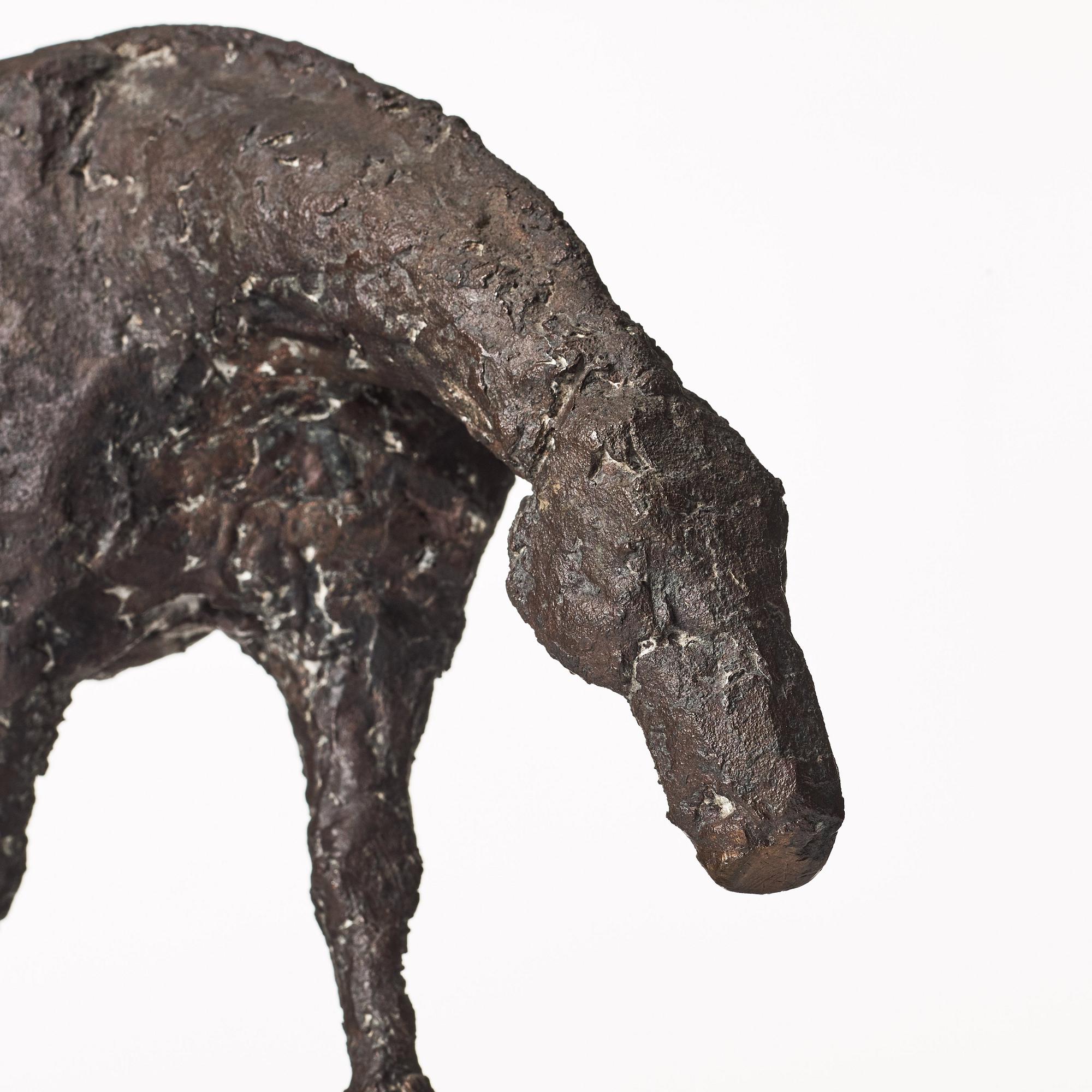 Unknown artist 20th century, sculpture. Unsigned. Bronze, length 38 cm.