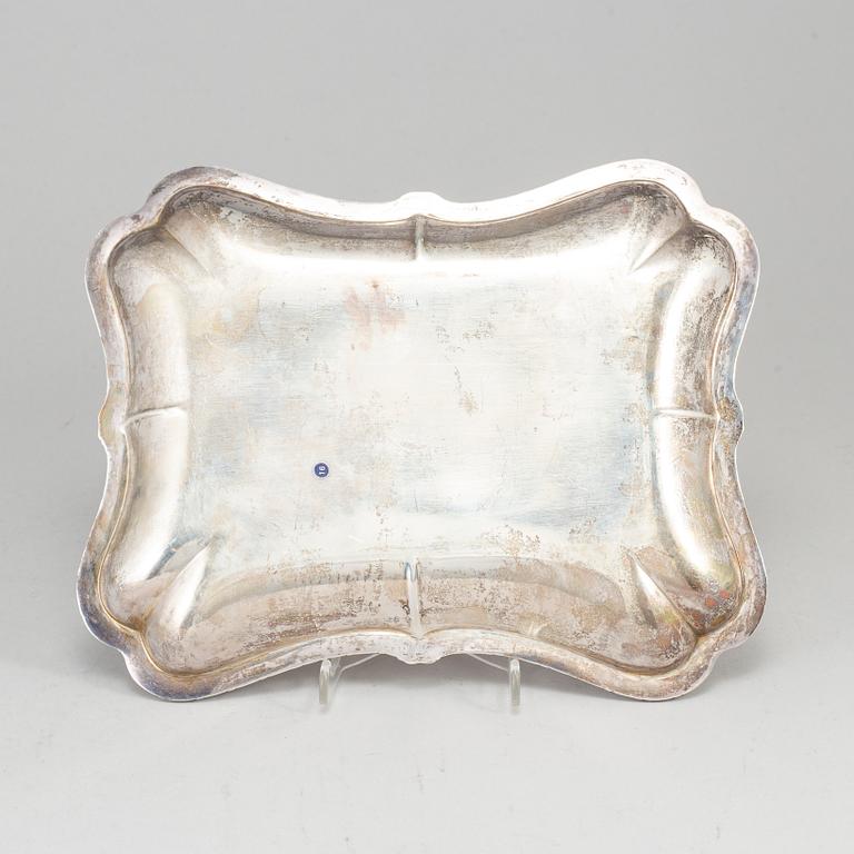 Bernt Erlandsson, skålfat/karott, sk kuddkarott, silver, Kristianstad 1907.