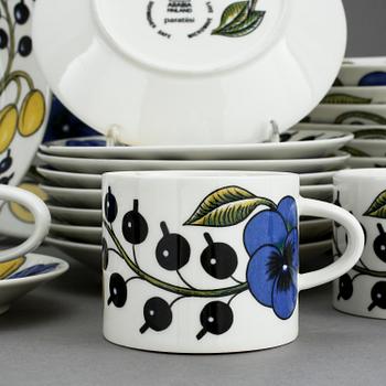 SERVIS, 26 delar, porslin, "Paratiisi", Birger Kaipiainen, Arabia.