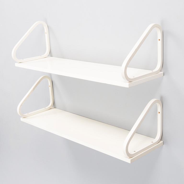 ALVAR AALTO, Two late 20th century shelves for Artek.